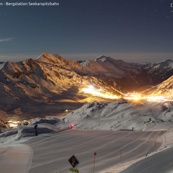 Bergstation Seekarspitzbahn Abendstimmung